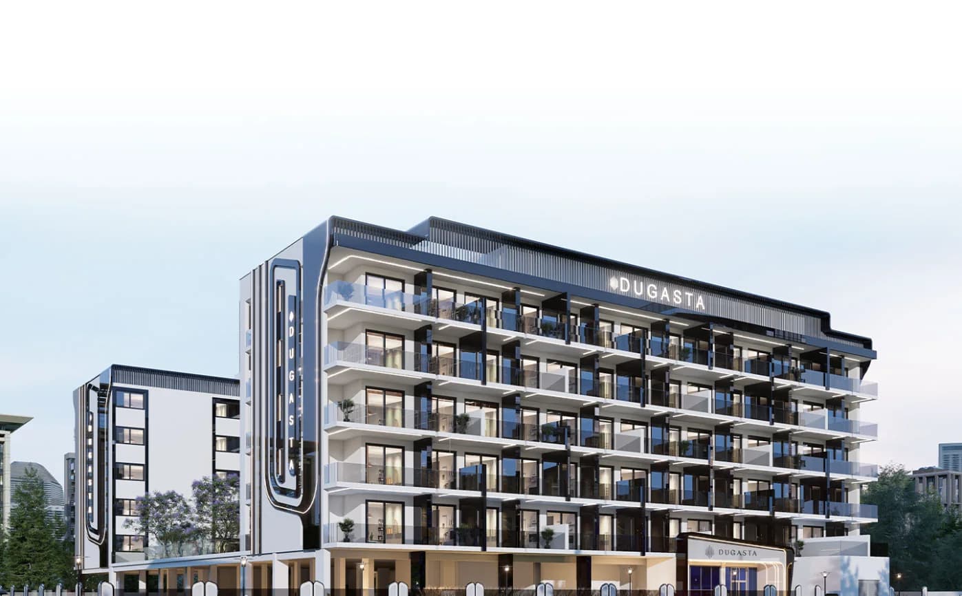 exterior render of Al Haseen Residences 4 in Dubai Industrial City