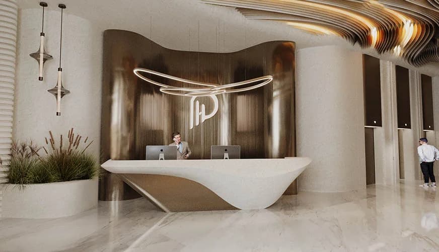 Sky Line reception render
