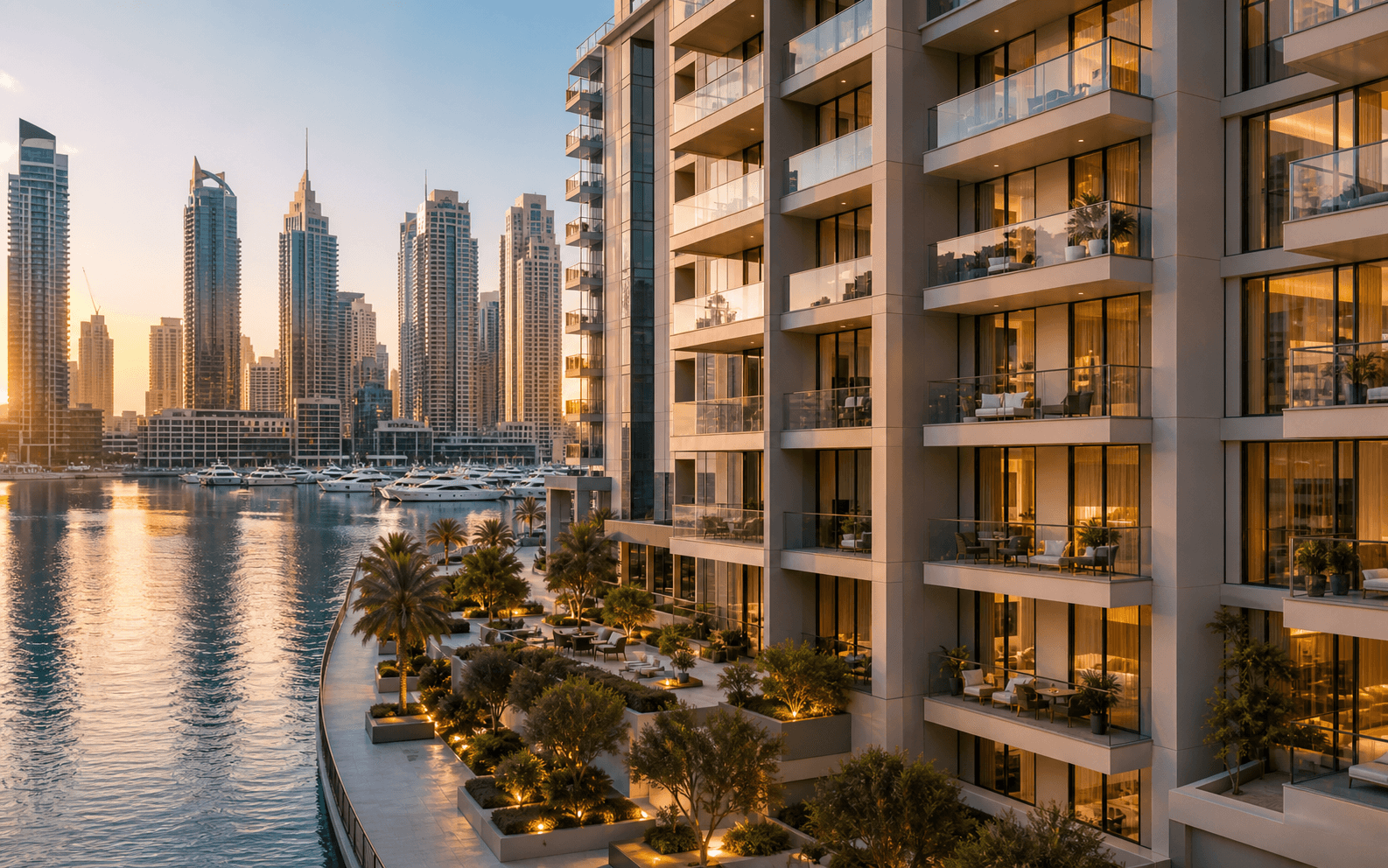 Parkville by Samana one-bedroom apartment with private pool in Dubai Land Residence Complex