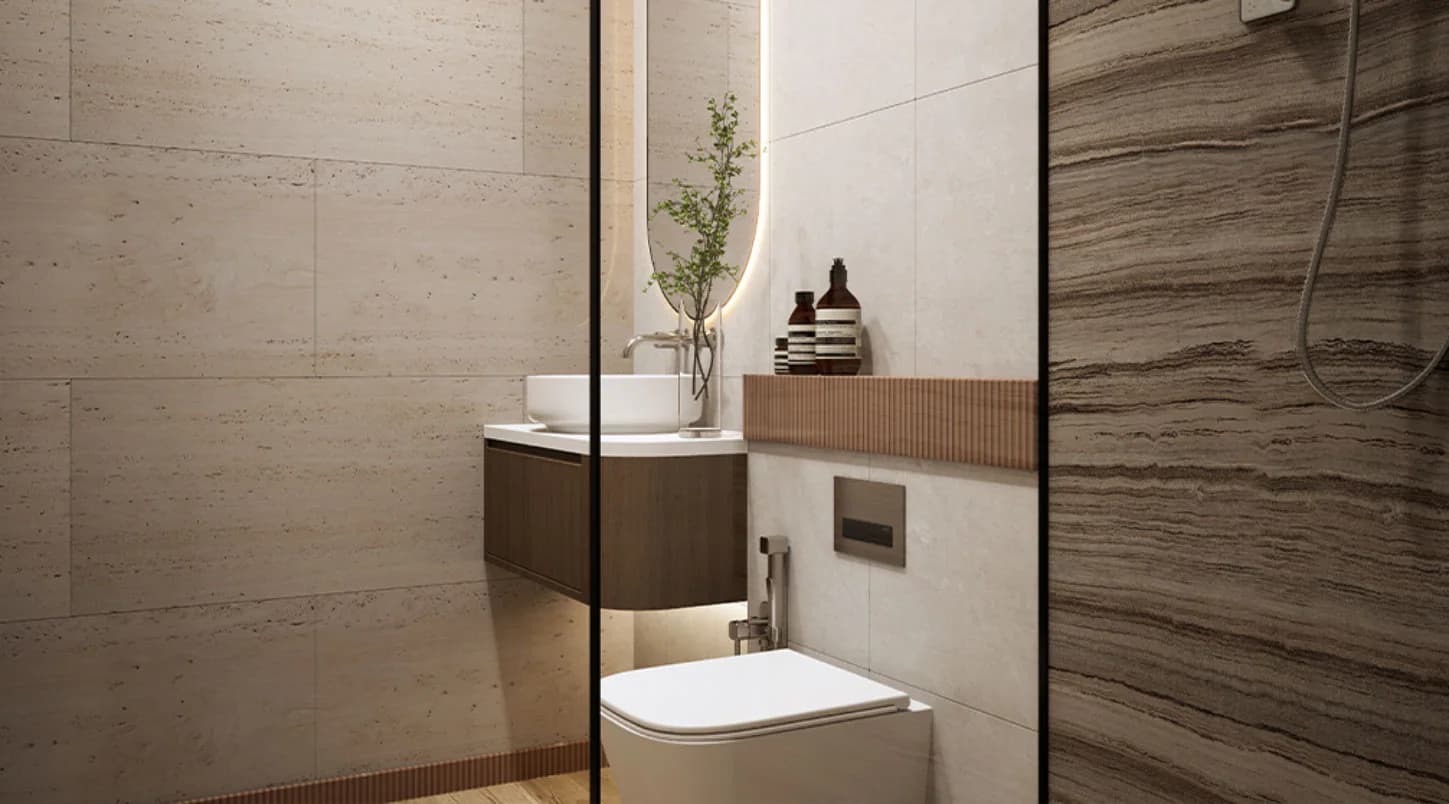 Al Haseen 4 contemporary apartment bathroom