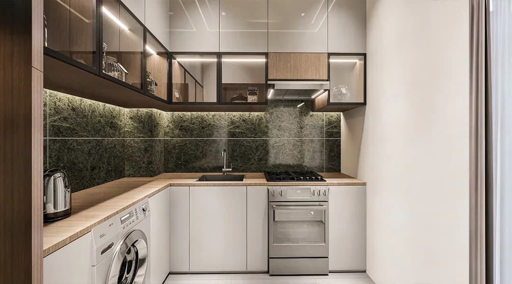 Al Haseen 4 fitted apartment kitchen